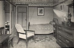 CPA Cinema Maison de retraite des artistes dramatiques a Pont aux Dames Couilly Chambre de pensionnaire 