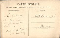 CPA Brodee Fantaisie Fleurs sechees 