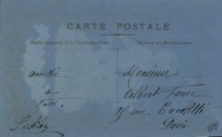 Vintage Postcard Fantasy Flowers Children Doves