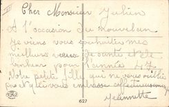 Vintage Postcard Fantasy Flowers Cats Cat Kitten