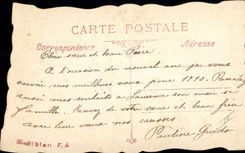 CPA Brodee Fantaisie Fleurs 