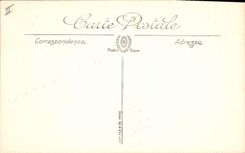 Vintage Postcard Chatelguyon Tennis In the park