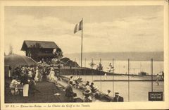 CPA Tennis Evian les Bains Le chalet du golf et les tennis 