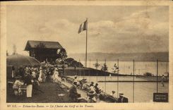 CPA Tennis Evian les Bains Le chalet du golf et les tennis 