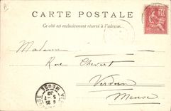 Postal Vittel al parque el lawn Tenis