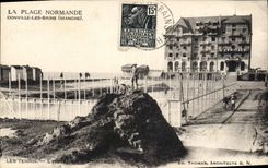 Vintage Postcard Donville Tennis Baths