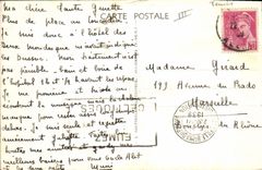 Vintage Postcard Vichy Sporting Club Overall picture of Tennis and the stage