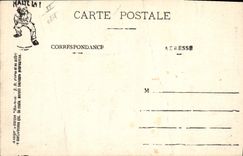 CPA Puzzle Militaria La voltige Plaisirs de Haute Ecole 