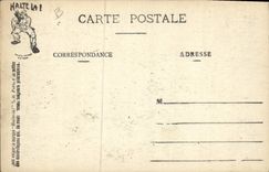 CPA Puzzle Militaria La cantine 