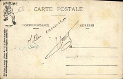 CPA Puzzle Militaria Atterissage en foret Avion Aviation Loin du sol et loin des cieux 