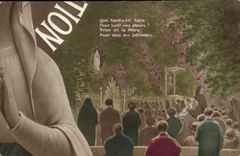 Vintage Postcard Puzzle Doors