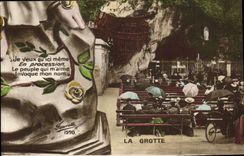 Vintage Postcard Puzzle Doors the cave