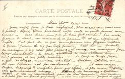 Vintage Postcard Tree Citeaux Tulipier Surroundings of Nuits-Saint-Georges