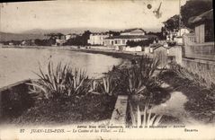 Vintage Postcard Juan Pines the casino and villas