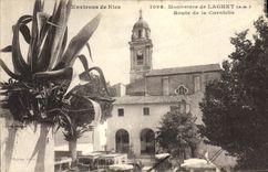 Vintage Postcard Surroundings of Nice Monastery of Lachet Road of the cornice Cactus
