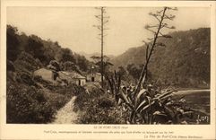 Vintage Postcard Island port Cross-country race the fairy of Port Cross-country race Cactus