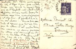 Vintage Postcard Monte Carlo exotic gardens and the rock of Monaco