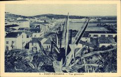 Vintage Postcard Vendres Port Seen general