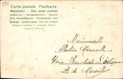 CPA Fantaisie Ange Lettres Lettre A