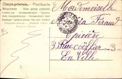 CPA Fantaisie Ange Lettres Lettre A