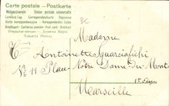 CPA Fantaisie Ange Lettres Lettre C