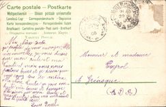 CPA Fantaisie Ange Lettres Lettre M