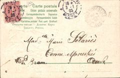 CPA Fantaisie Ange Lettres Lettre M