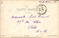 Vintage Postcard Fantasy Key Woman of music