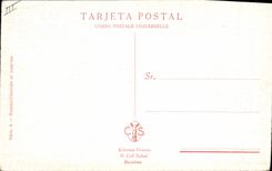 Vintage Postcard Bullfight Bullfight Banderilleando Al cuarieo