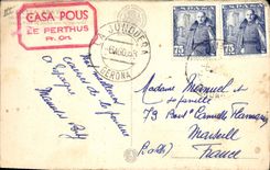 CPA Corrida Course de taureaux Pase de Pecho con la Isquierda 