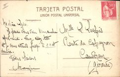 CPA Corrida Course de taureaux Pase natural 