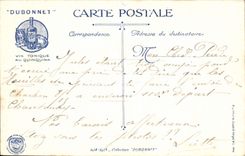 CPA Militaria Veille de Noel sur le front Dubonnet