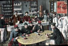 CPA Militaria Infanterie La cantine