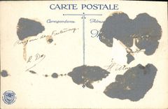 CPA Militaria Etat major Belge General et Capitaine