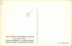 CPA Cinema Les Trois Mousquetaires Alexandre Dumas Auguste Maquet 