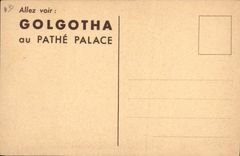 CPA Cinema Golgotha Duvivier 