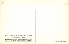 CPA Cinema Les Trois Mousquetaires Alexandre Dumas Auguste Maquet 