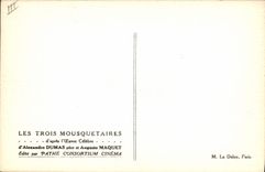 CPA Cinema Les Trois Mousquetaires Alexandre Dumas Auguste Maquet 