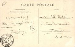 Vintage Postcard Cinema Old people's home of the Stage actors has Pont with the Ladies Couilly Vue taken of the road of Coulommiers cheese