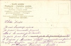 CPA Fantaisie Enfant Paques Mouton 