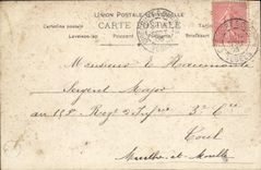 CPA Femme Jeu de Tennis 