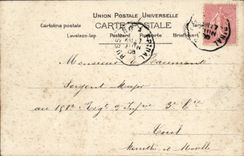 CPA Femme Jeu de Tennis 