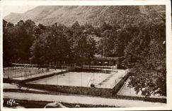 Vintage Postcard Ax Thermal baths Tennis