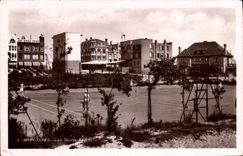 Vintage Postcard Bray Dunes Tennis