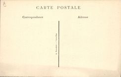 Vintage Postcard Tennis Chantilly Carries St Denis and entry of the play of palm