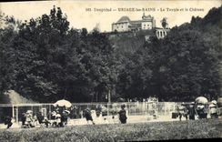 CPA Dauphine Uriage les Bains Le Tennis et le chateau 