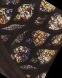 CPA Puzzle Cathedrale Vitraux 