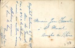 CPA Puzzle Militaria Defense d'un village