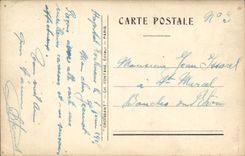 CPA Puzzle Sadi Carnot Bateau Marins Militaria