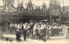 Vintage Postcard Children Nice Carnival the 1906 Pierrots Pierrot